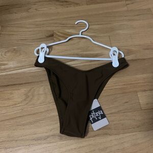 Dark Brown Pitaya Swimsuit Bottom Size S